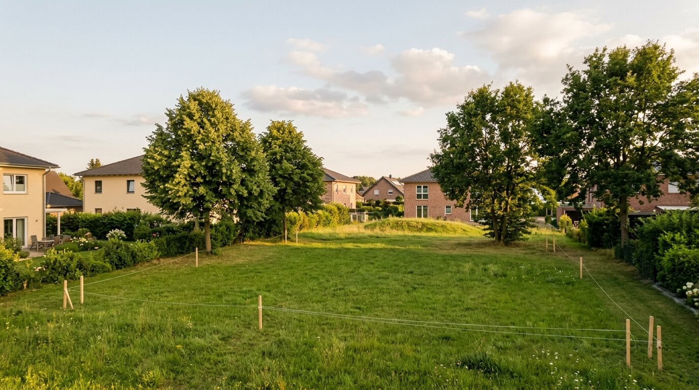 Baugrundstück für ein individuell geplantes Massivhaus mit OAH Immobilien